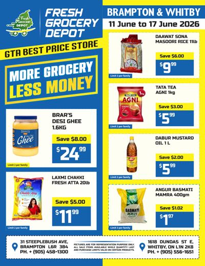 Fresh Grocery Depot Flyer June 11 to 17