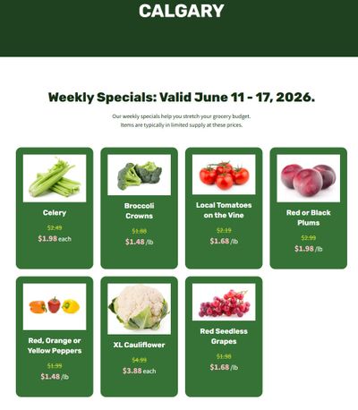 H&W Produce Flyer June 11 to 17