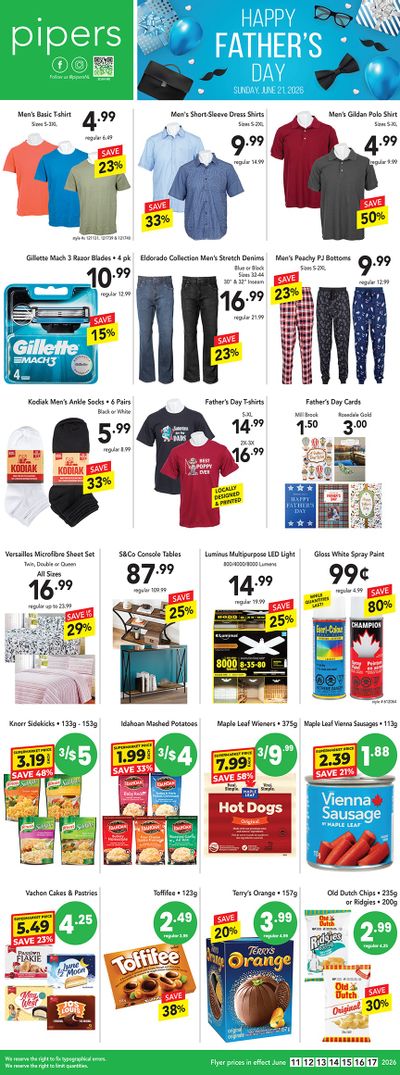 Pipers Superstore Flyer June 11 to 17