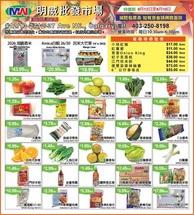Ming Wei Wholesale Food Flyer June 12 to 18