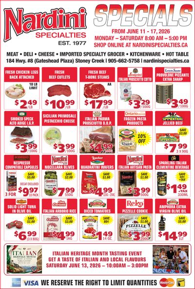 Nardini Specialties Flyer June 11 to 17