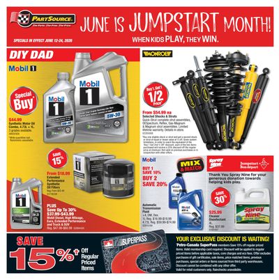 PartSource Flyer June 12 to 24