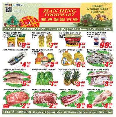 Jian Hing Foodmart (Scarborough) Flyer June 12 to 18