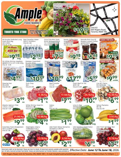 Ample Food Market (North York) Flyer June 12 to 18