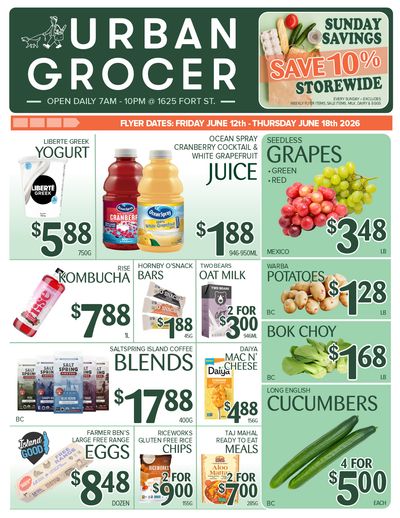 Urban Grocer Flyer June 12 to 18