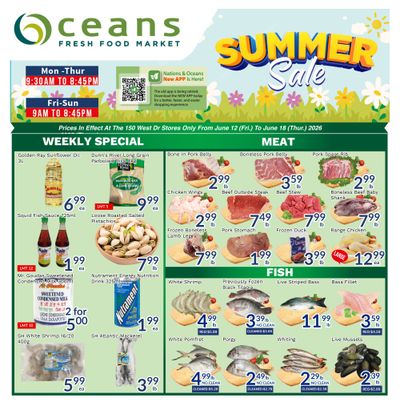 Oceans Fresh Food Market (Brampton) Flyer June 12 to 18