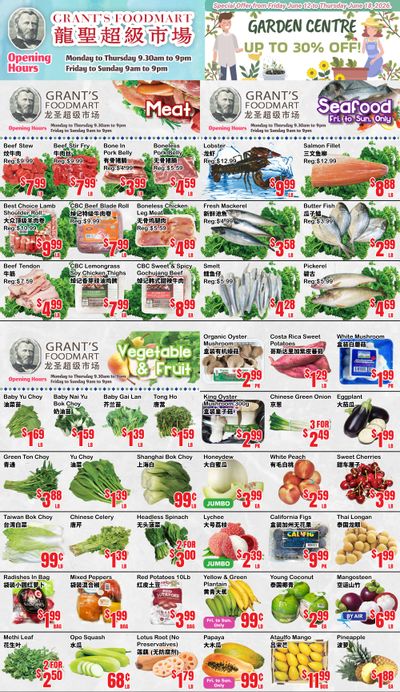 Grant's Food Mart Flyer June 12 to 18