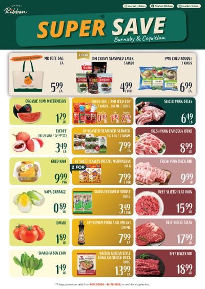 Market Ribbon Flyer June 12 to 18