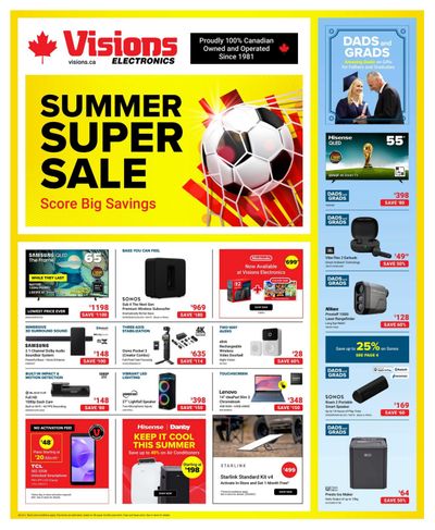 Visions Electronics Flyer June 12 to 18
