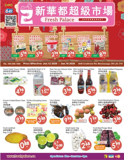 Fresh Palace Supermarket Flyer June 12 to 18