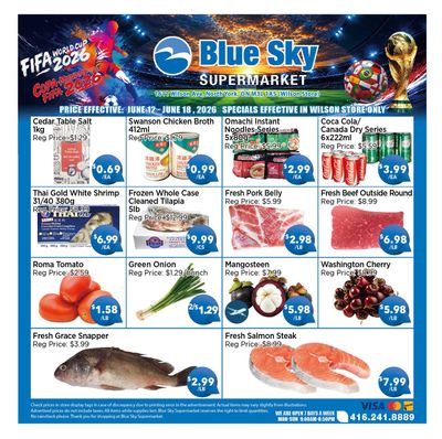 Blue Sky Supermarket (North York) Flyer June 12 to 18