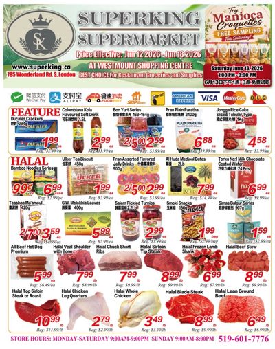 Superking Supermarket (London) Flyer June 12 to 18