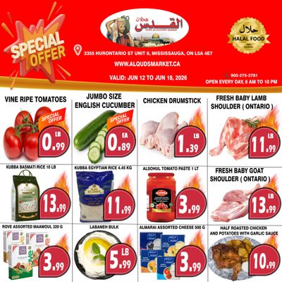 Al-Quds Supermarket Flyer June 12 to 18