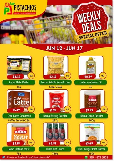 Pistachios Supermarket Flyer June 12 to 17