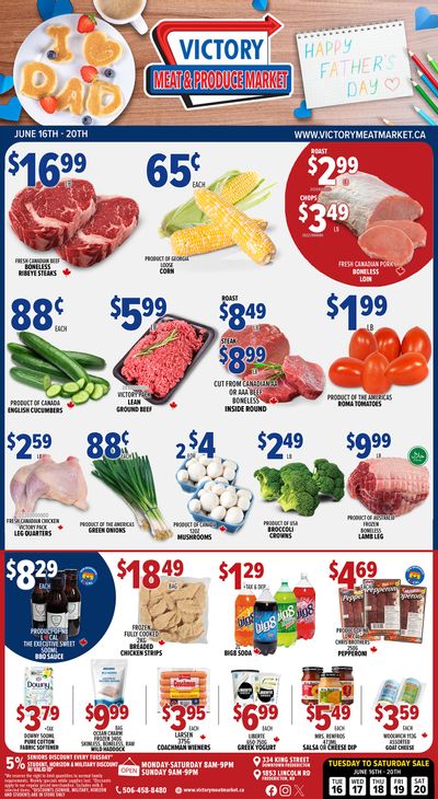 Victory Meat Market Flyer June 16 to 20
