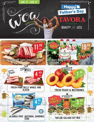 Tavora Foods Flyer June 15 to 21