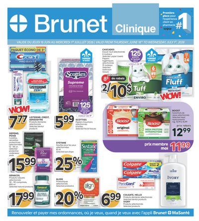 Brunet Clinique Flyer June 18 to July 1