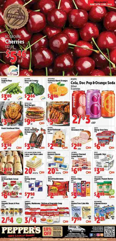 Pepper's Foods Flyer June 16 to 22