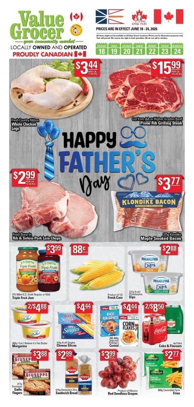 Value Grocer Flyer June 18 to 24