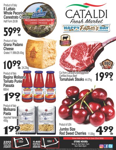 Cataldi Fresh Market Flyer June 17 to 23