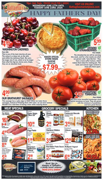 Battaglia's Marketplace Flyer June 17 to 23