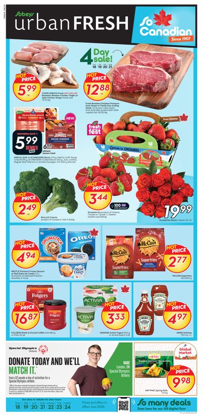 Sobeys Urban Fresh Flyer June 18 to 24