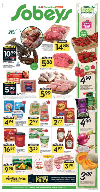 Sobeys (Atlantic) Flyer June 18 to 24