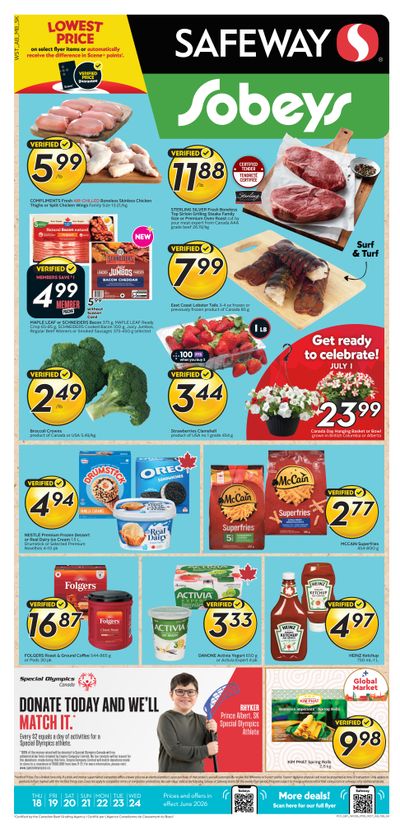 Sobeys/Safeway (AB) Flyer June 18 to 24