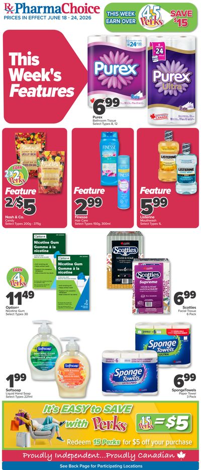 PharmaChoice (BC, AB, SK & MB) Flyer June 18 to 24