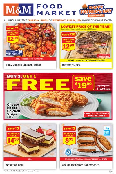 M&M Food Market (Atlantic, ON & West) Flyer June 18 to 24