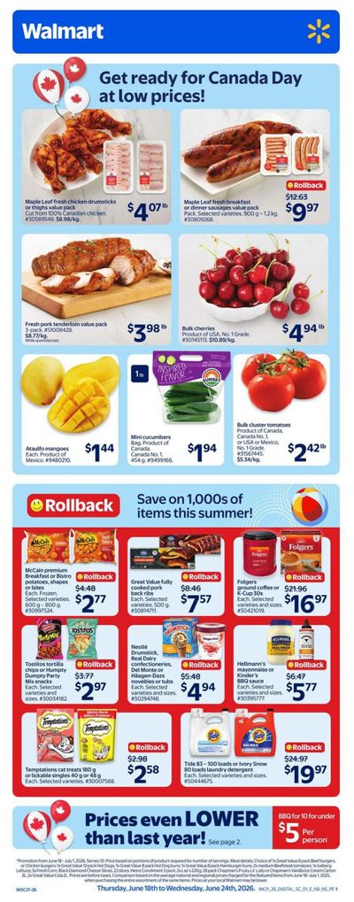 Walmart (Atlantic) Flyer June 18 to 24
