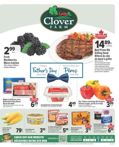 Clover Farm (Atlantic) Flyer June 18 to 24