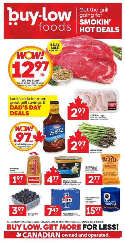 Buy-Low Foods Flyer June 18 to 24