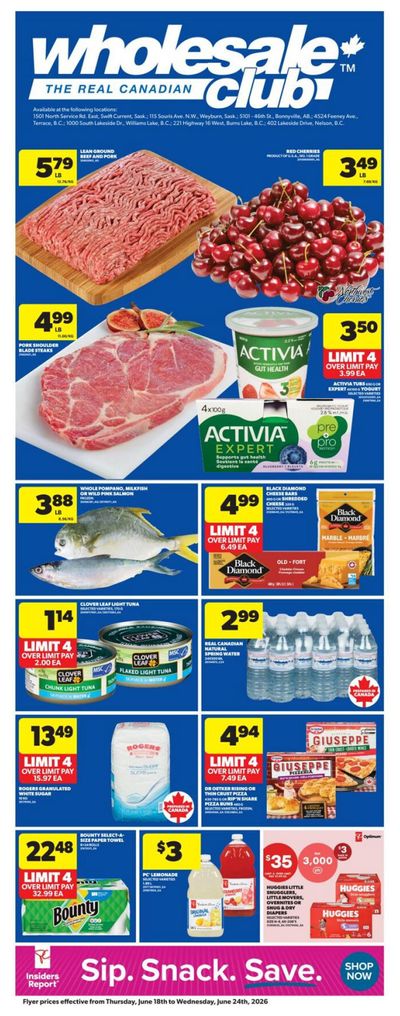 Real Canadian Wholesale Club Flyer June 18 to 24