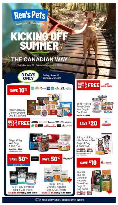 Ren's Pets Flyer June 18 to 24
