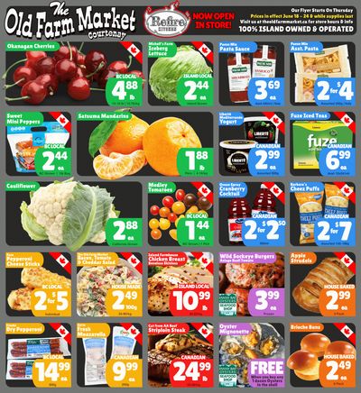 The Old Farm Market (Duncan) Flyer June 18 to 24