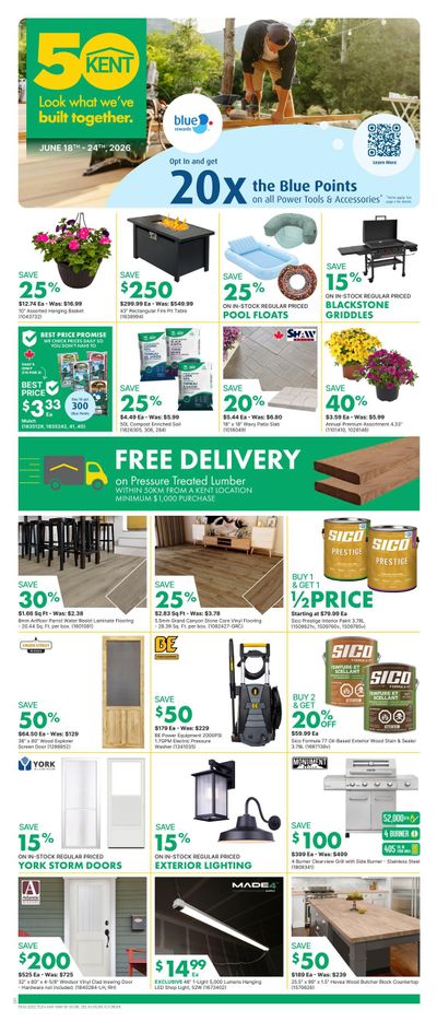 Kent Building Supplies Flyer June 18 to 24