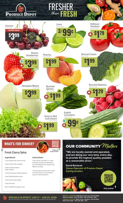 Produce Depot Flyer June 17 to 23