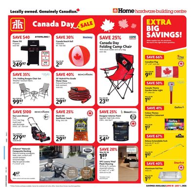 Home Hardware Building Centre (BC) Flyer June 18 to July 1