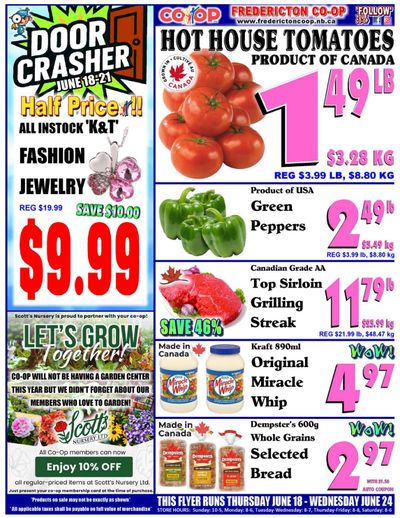 Fredericton Co-op Flyer June 18 to 24