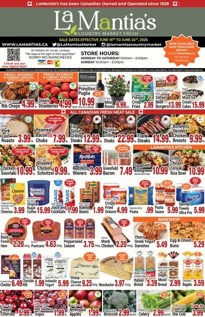 LaMantia's Flyer June 18 to 24