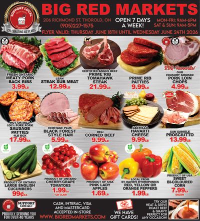 Big Red Markets Flyer June 18 to 24