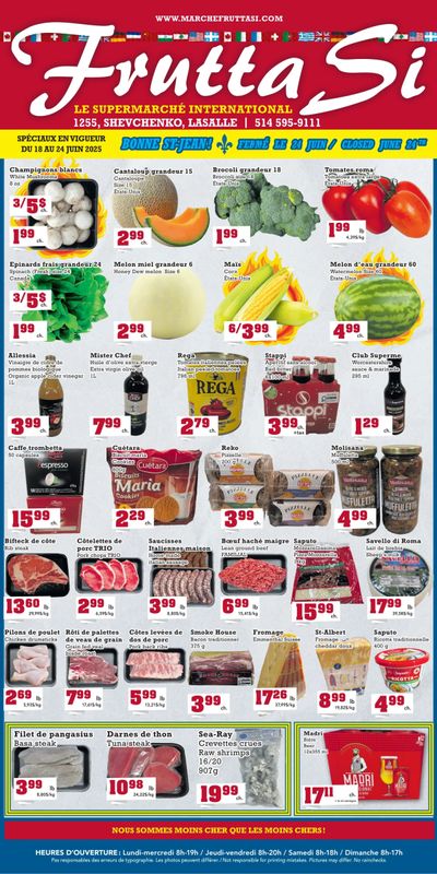 Frutta Si Flyer June 18 to 24