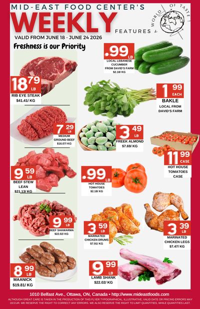 Mid-East Food Centre Flyer June 18 to 24