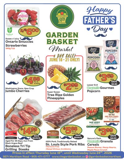 The Garden Basket Flyer June 18 to 24