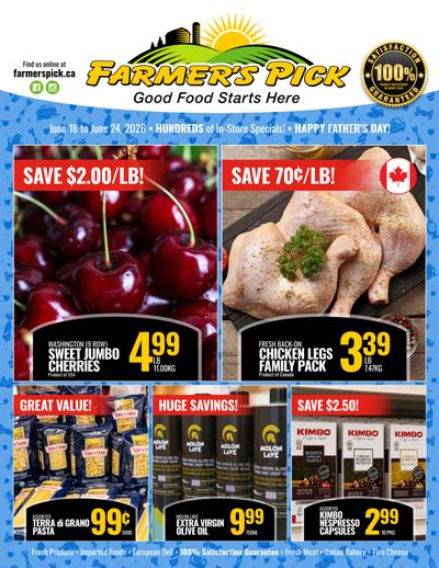 Farmer's Pick Flyer June 18 to 24