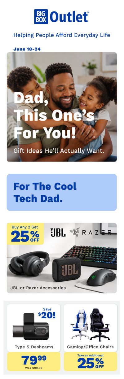 Big Box Outlet Store Flyer June 18 to 24