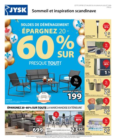 JYSK (QC) Flyer June 18 to July 1
