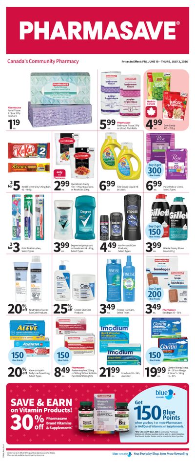 Pharmasave (ON & West) Flyer June 19 to July 2