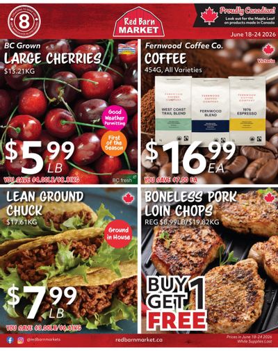 Red Barn Market Flyer June 18 to 24